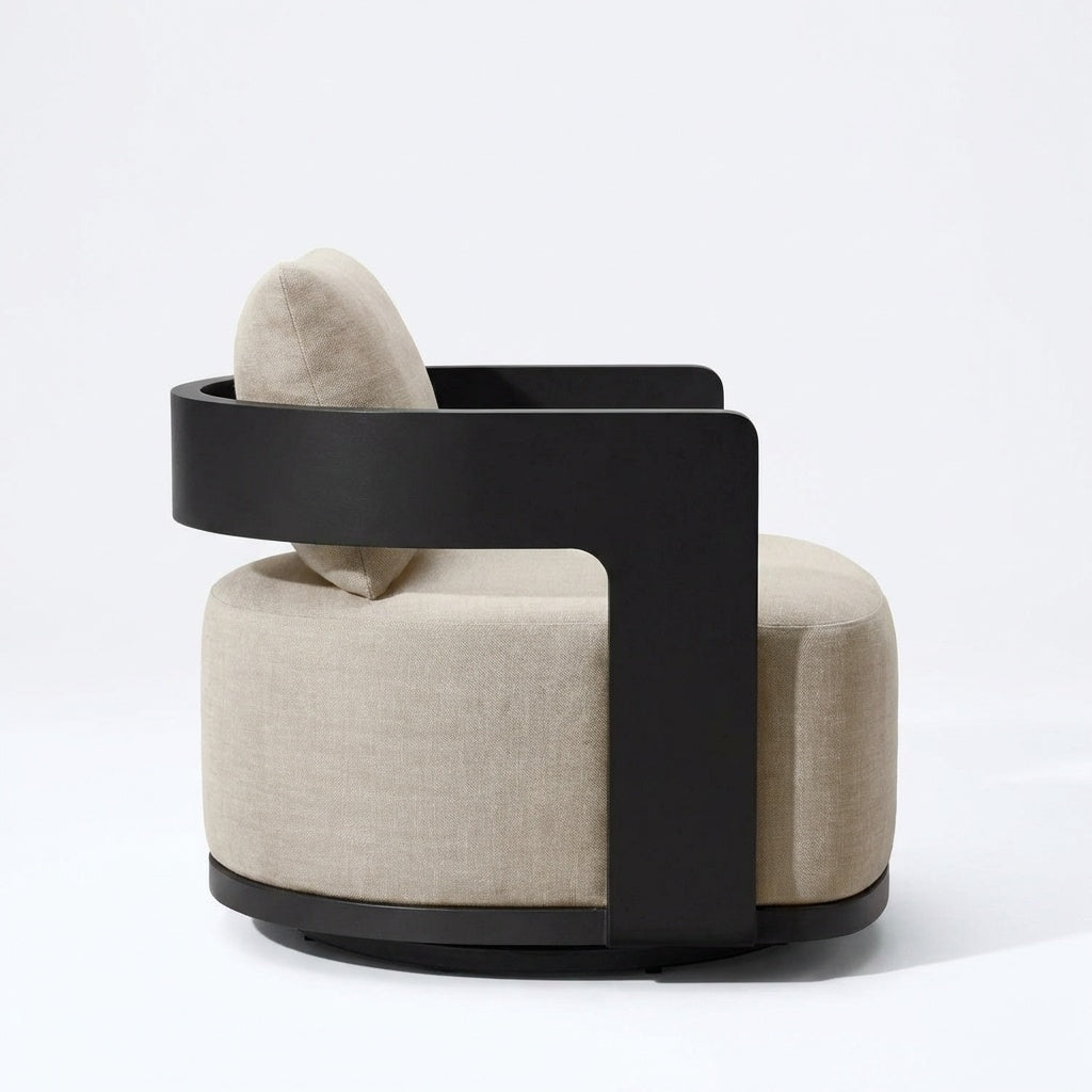 Vanta Swivel Lounge Chair - Side View