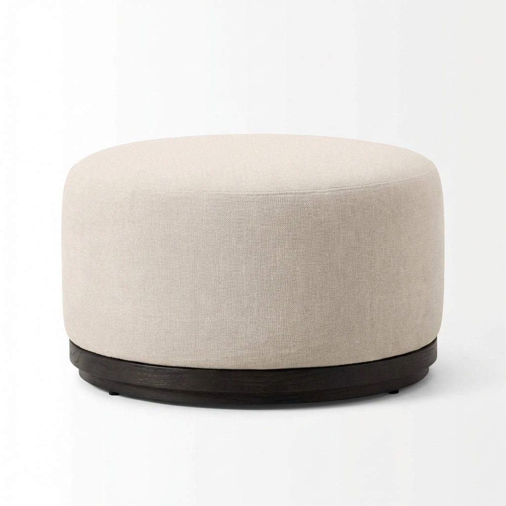 Vanta Round Ottoman - Back View