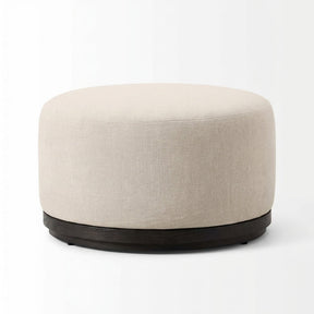 Vanta Round Ottoman - Back View