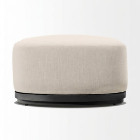 Vanta Round Ottoman - Side View