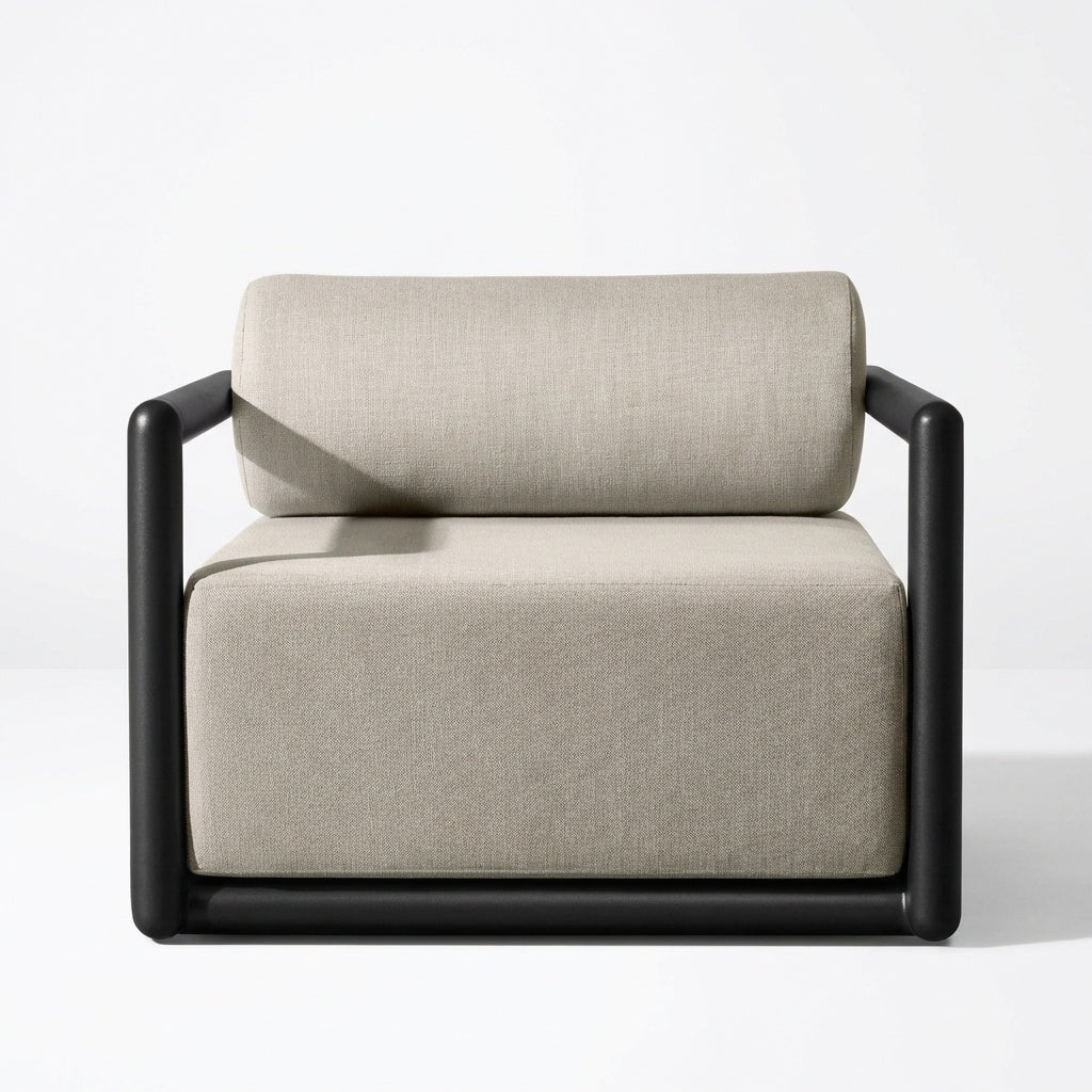 Noa Swivel Lounge Chair - Front View