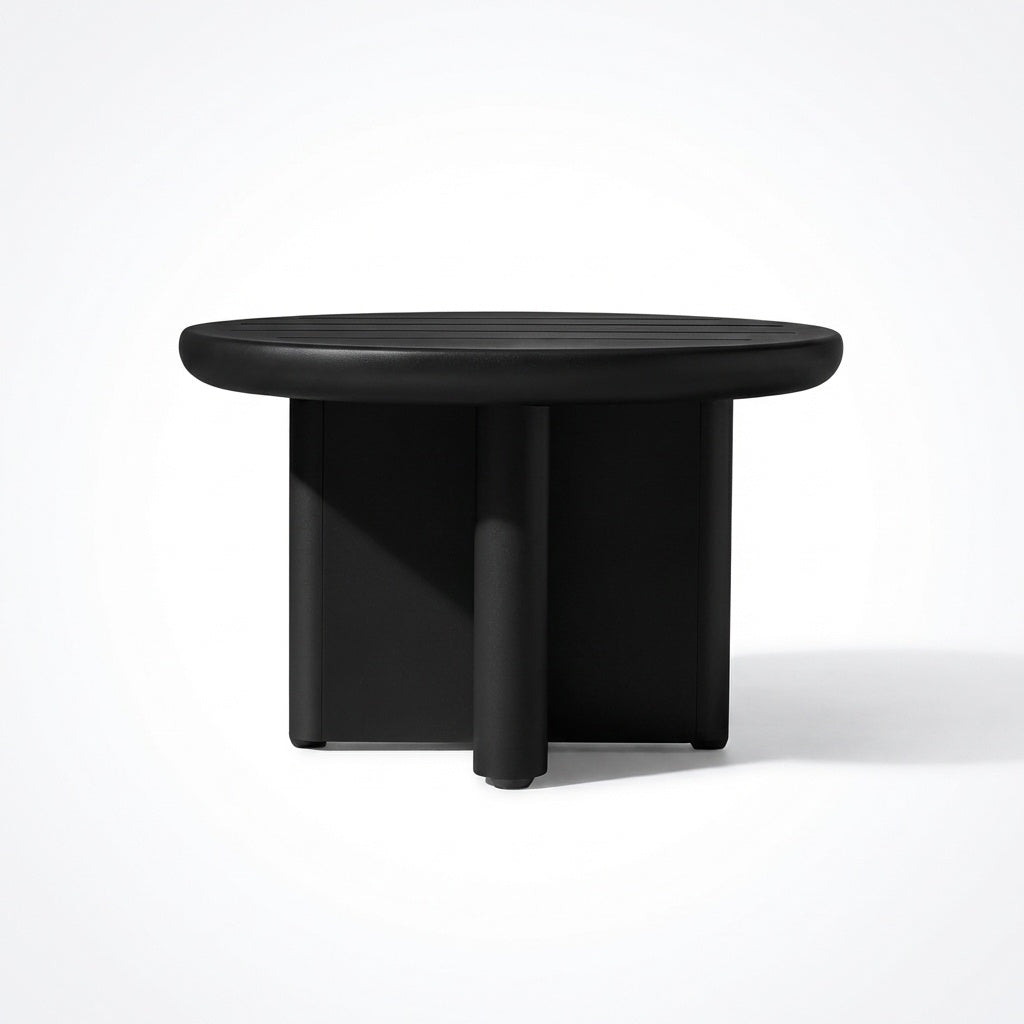 Noa Round Side Table - Front View