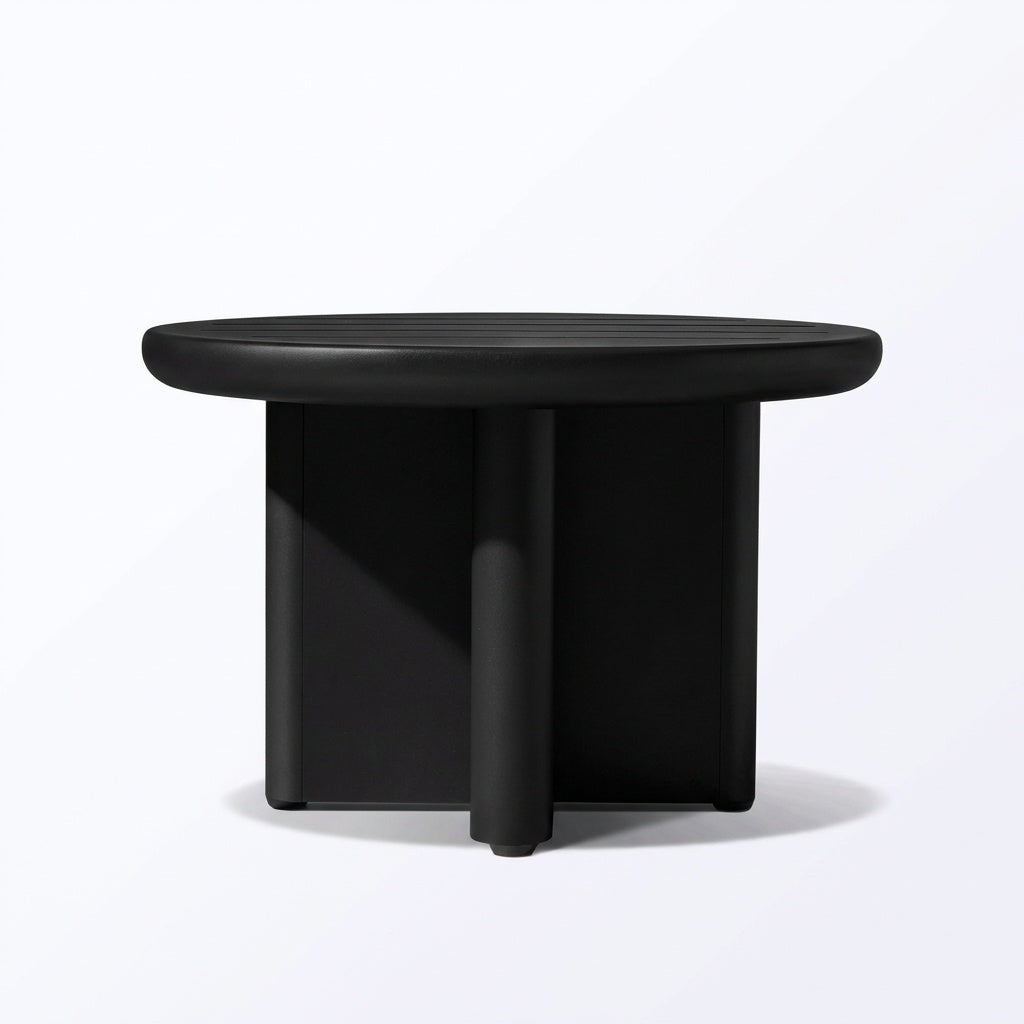 Noa Round Side Table - Side View