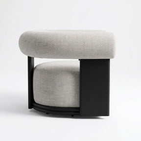 Cielo Swivel Lounge Chair - Side View