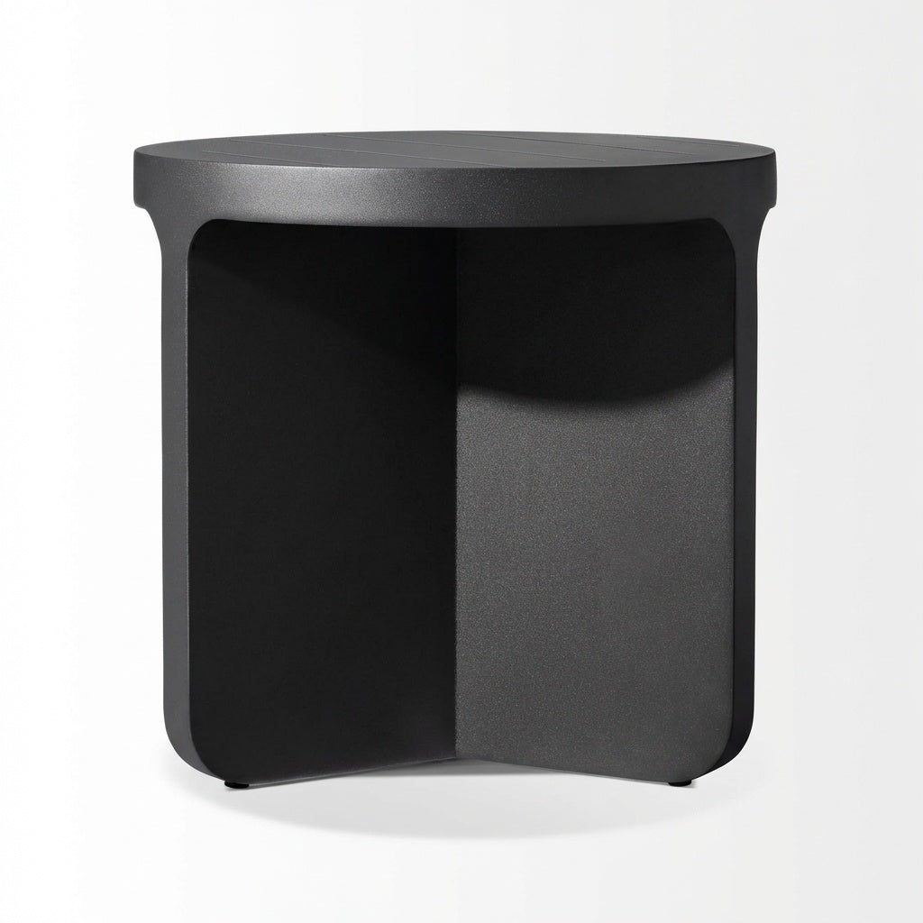 Luma Round Side Table - Front View