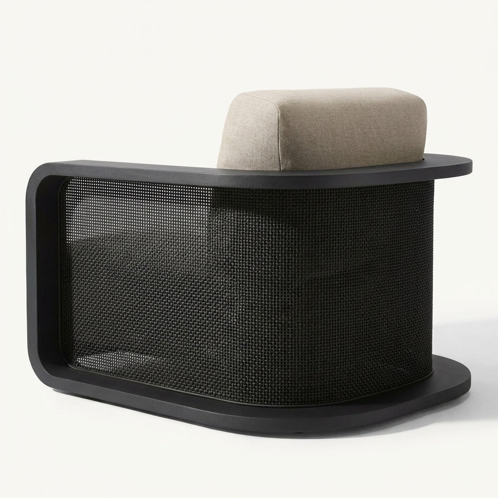 Luma Lounge Chair - Back View