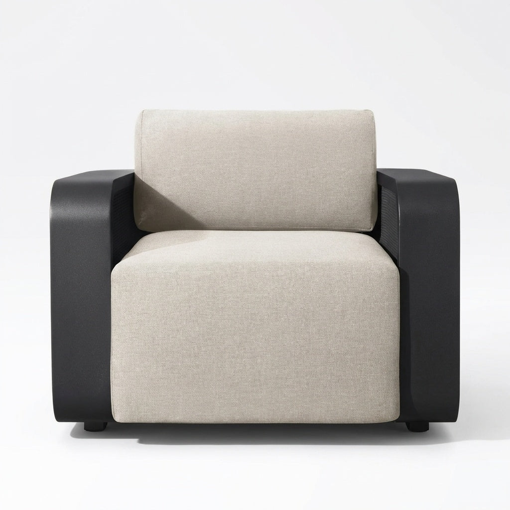 Luma Swivel Lounge Chair - Front View