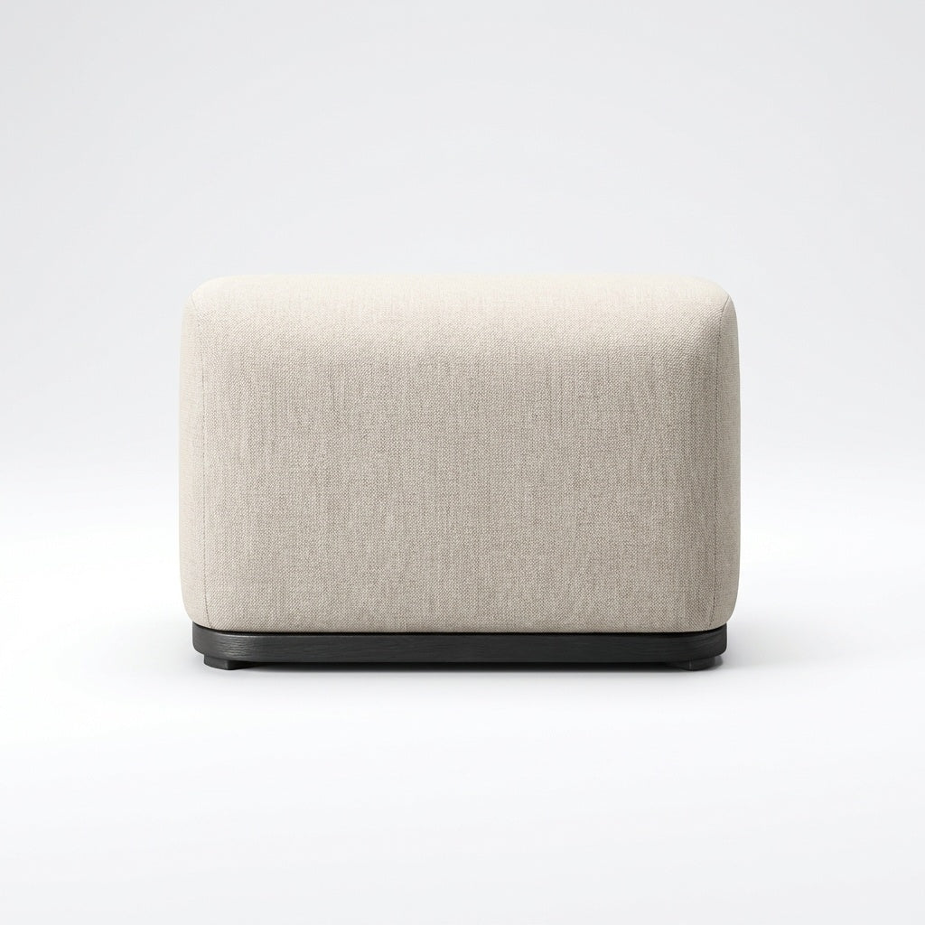 Luma Ottoman - Side View