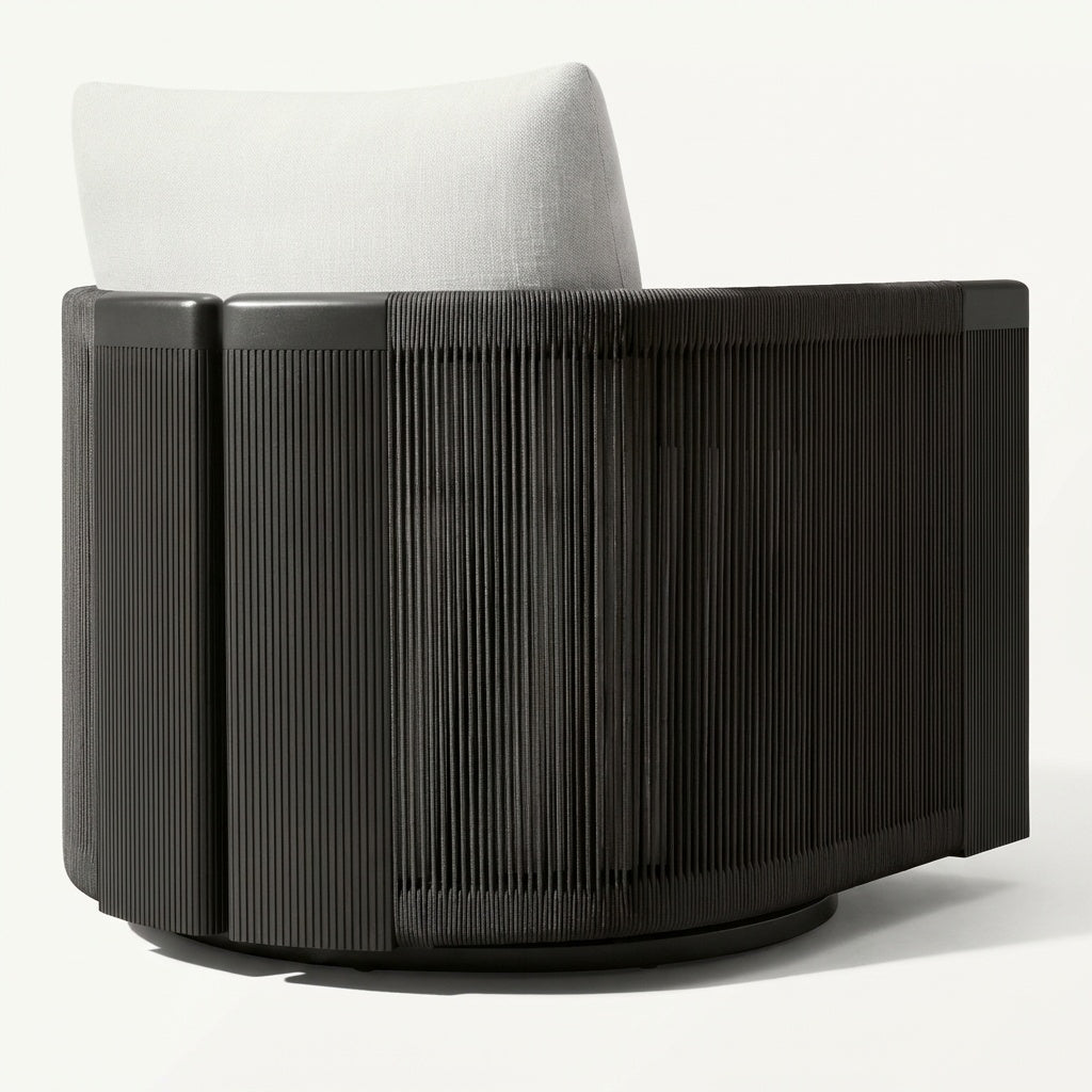 Altair Swivel Lounge Chair - back view