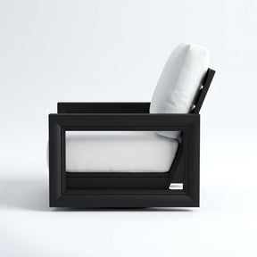 Arco Swivel Lounge Chair - side view