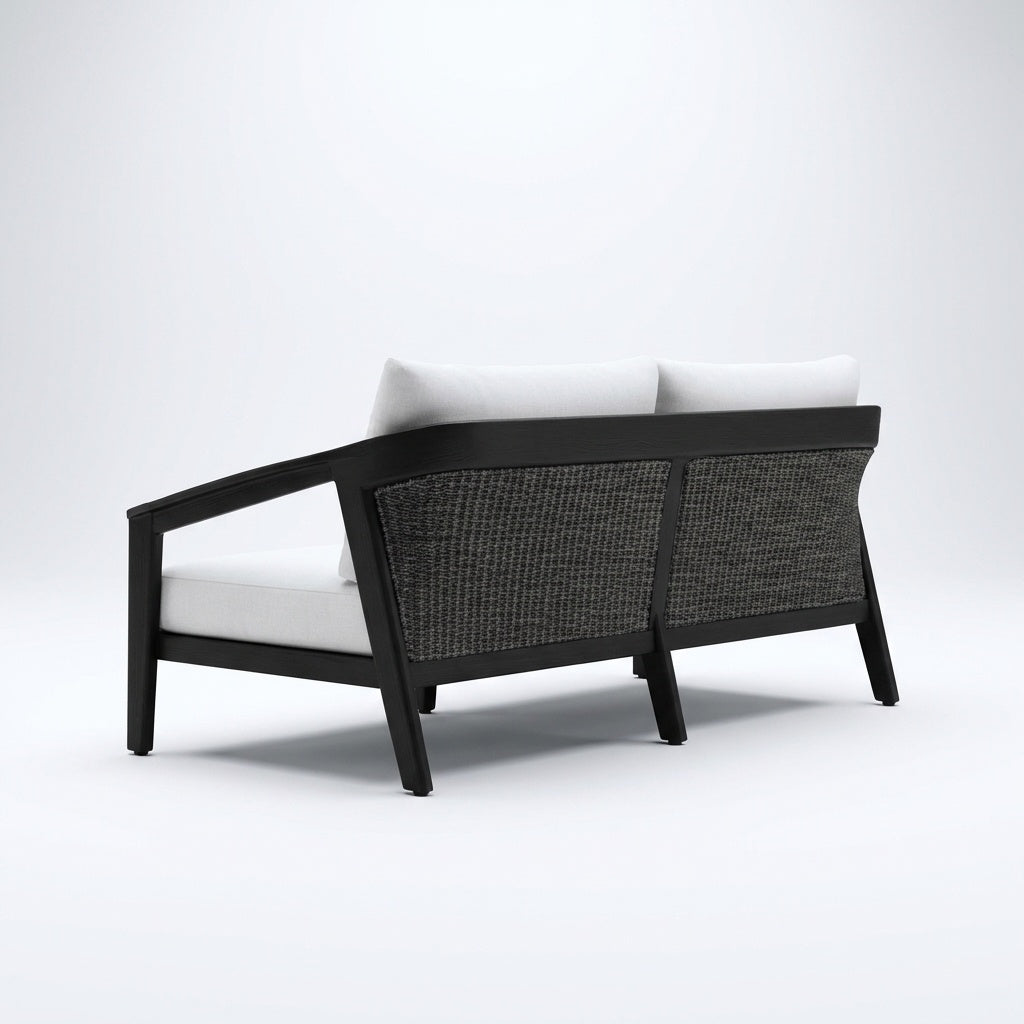 Adenza Sofa Aluminium - Back View