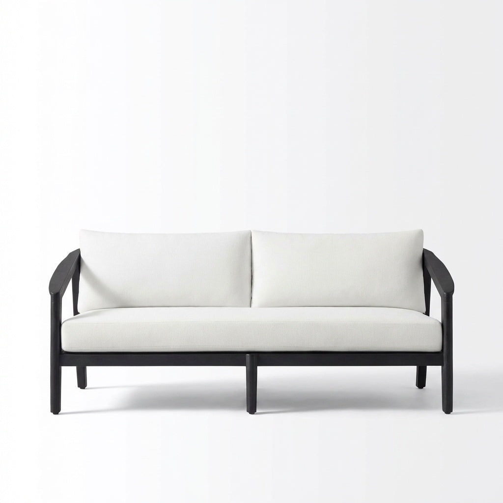 Adenza Sofa Aluminium - Front View