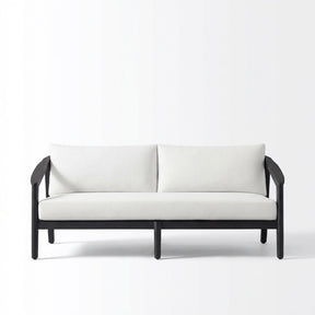 Adenza Sofa Aluminium - Front View