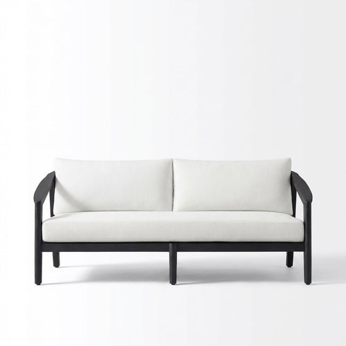 Adenza Sofa Aluminium - Front View