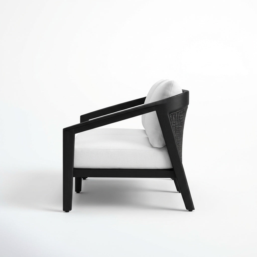 Adenza Sofa Aluminium - Side View