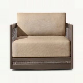 Lento Swivel Lounge Chair — front view