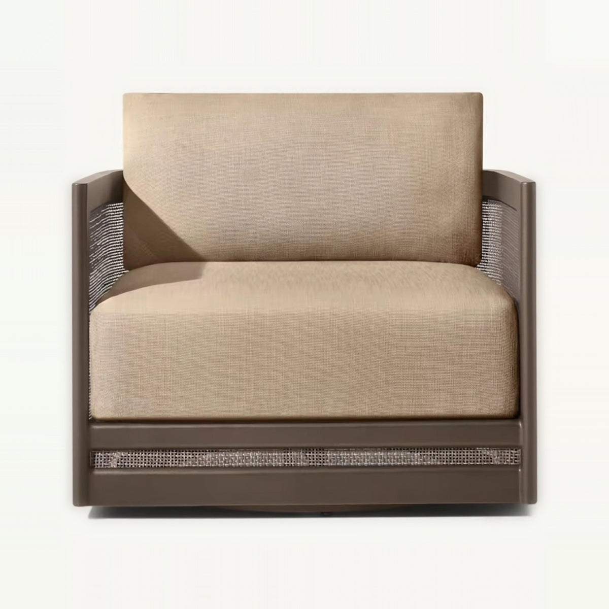 Lento Swivel Lounge Chair — front view