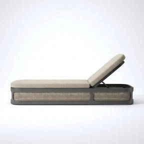 Lento Sun Lounger - Side View