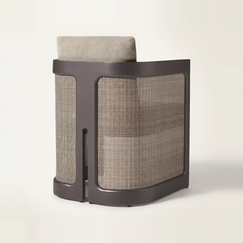 Lento Dining Armchair — back view