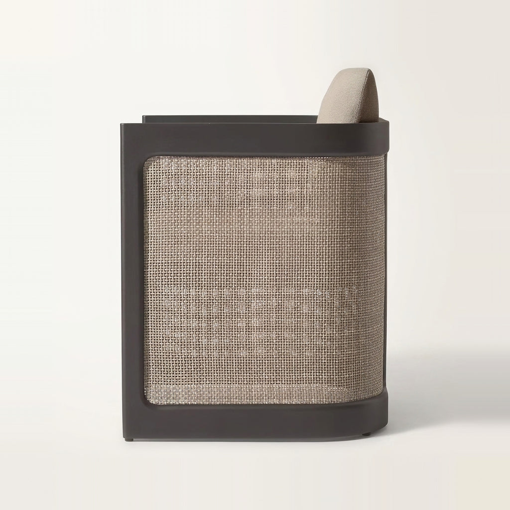 Lento Dining Armchair — side view