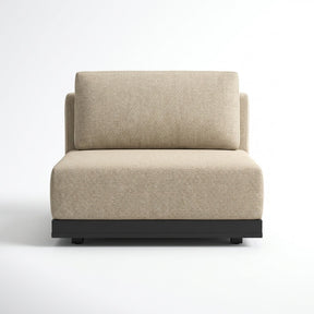Solis Armless Swivel Module - Front View