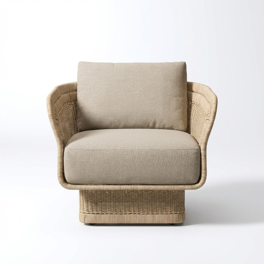 Riviera Swivel Lounge Chair - Front View