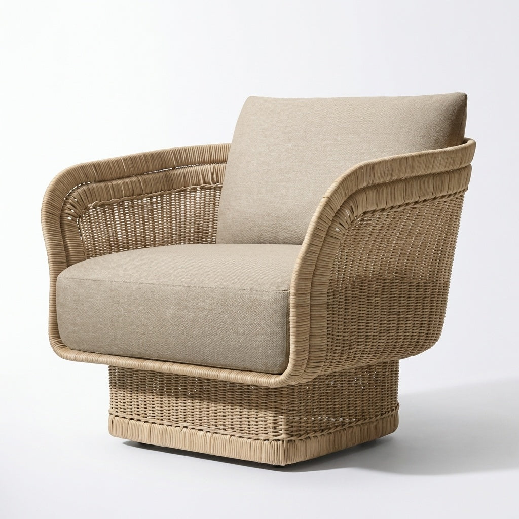 Riviera Swivel Lounge Chair - Side View