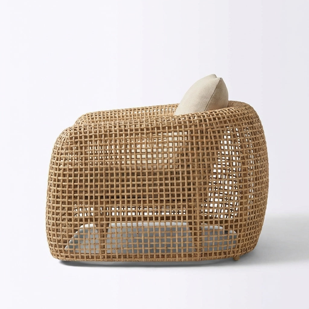 Isla Swivel Lounge Chair - Side View