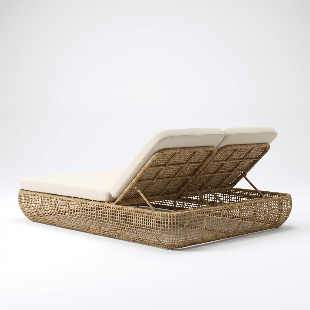 Isla Double Sun Lounger - Back View