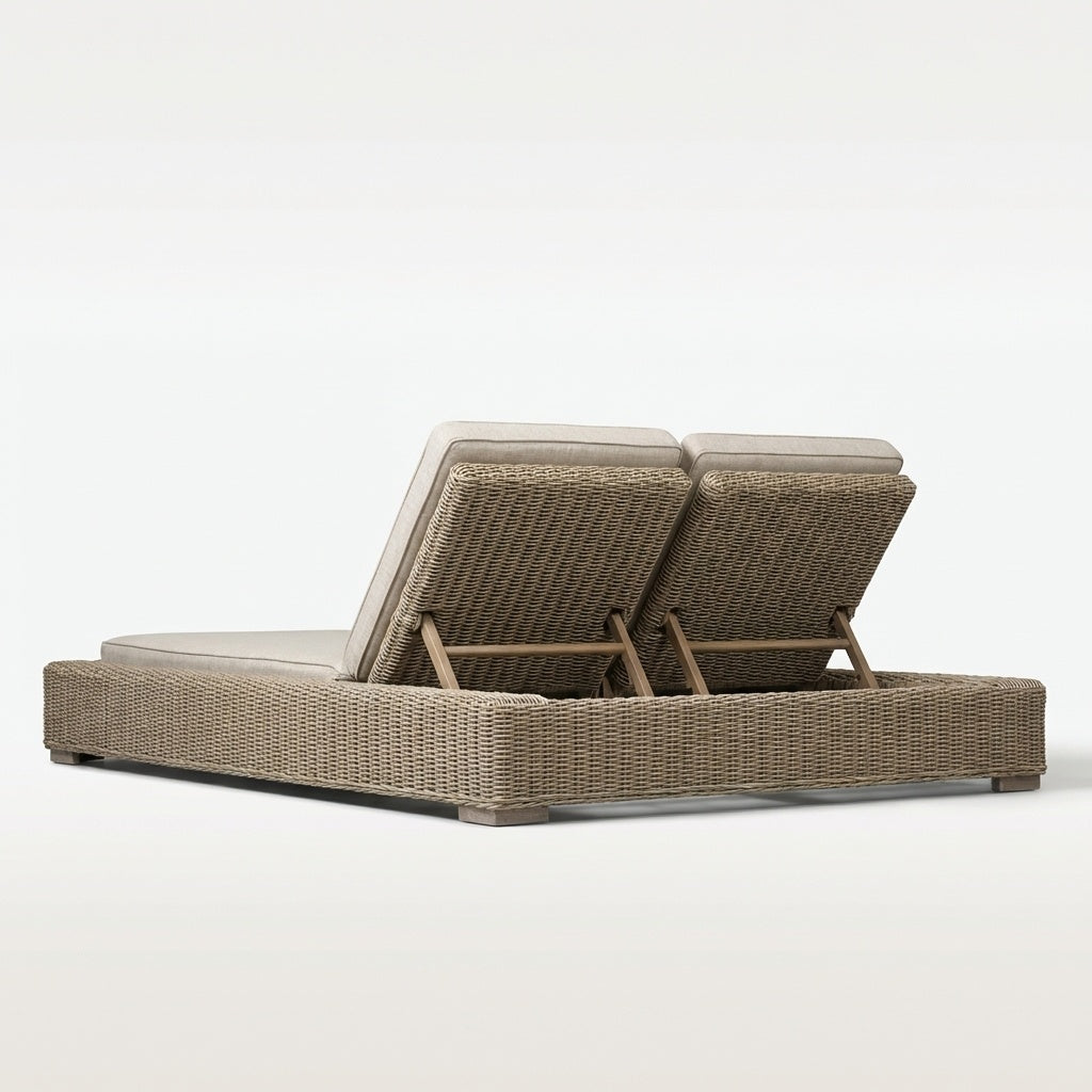 Cove Double Sun Lounger - Back View