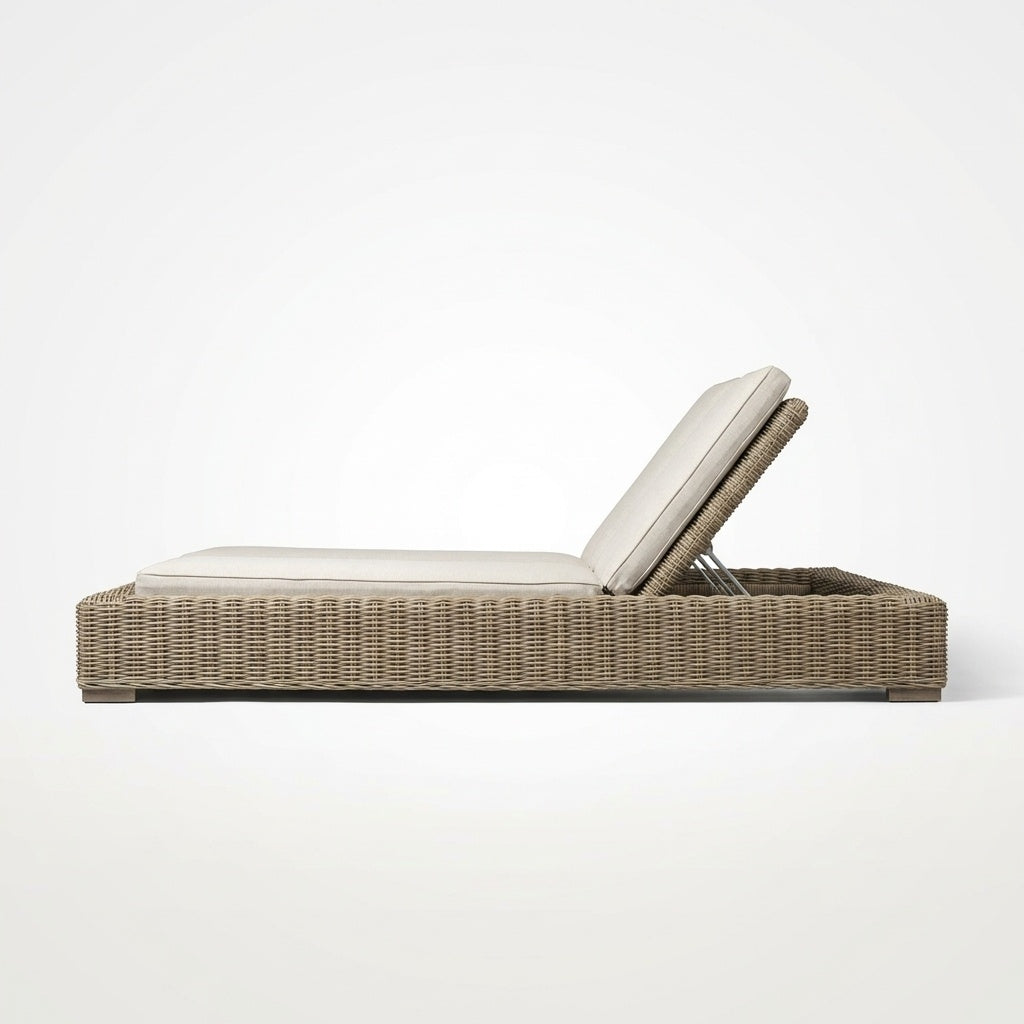 Cove Double Sun Lounger - Side View