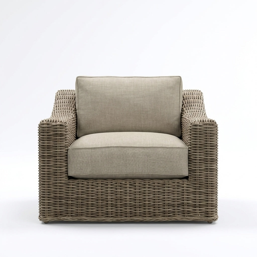Cove Swivel Lounge Chair - Front View