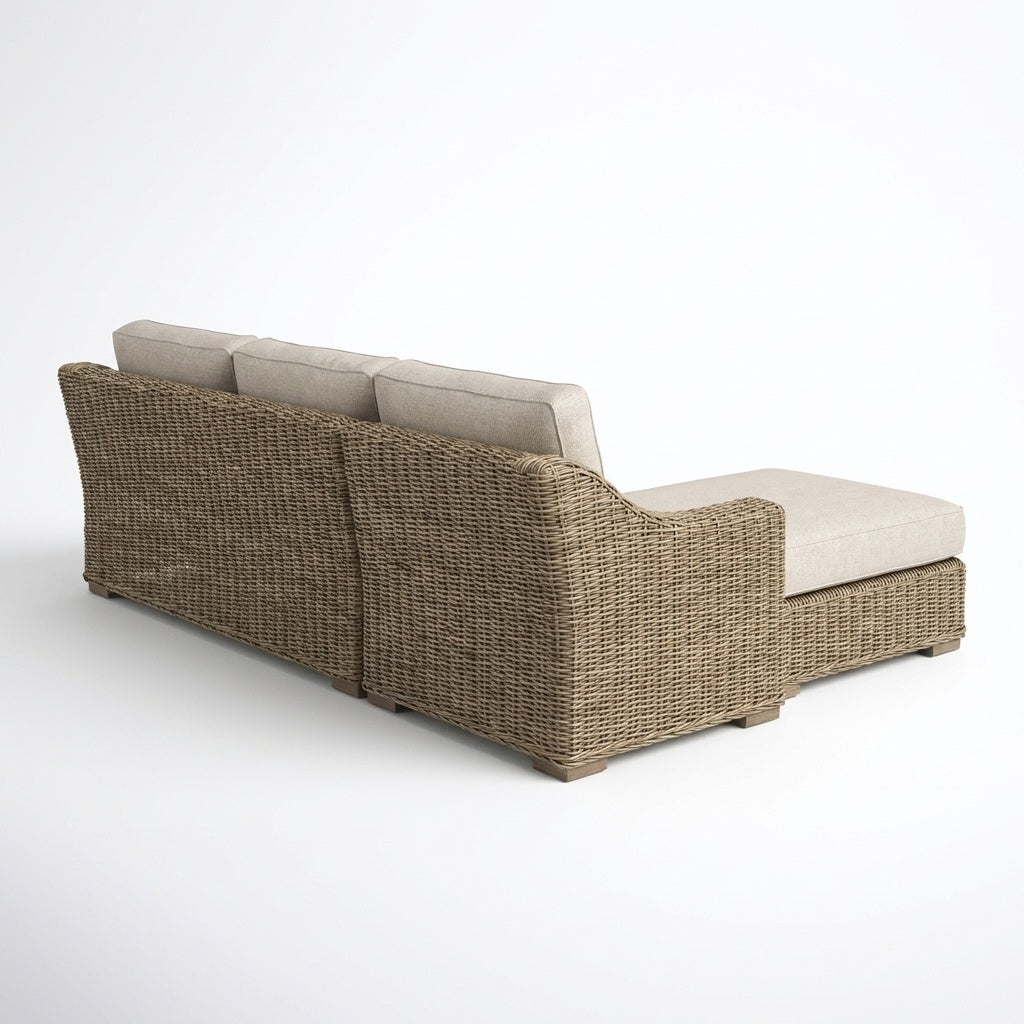 Cove Chaise Sofa - Back View