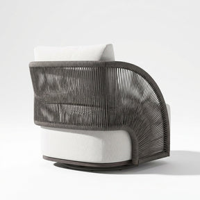Palm Swivel Lounge Chair - Back View