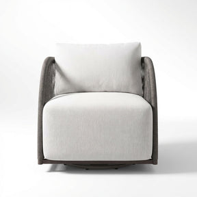 Palm Swivel Lounge Chair - Front View