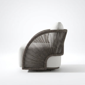 Palm Swivel Lounge Chair - Side View