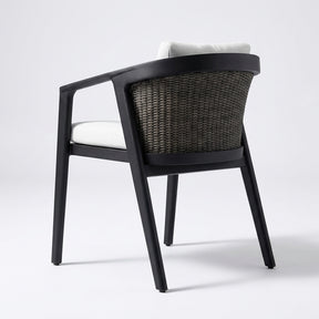 Adenza Armchair Aluminium - Back View