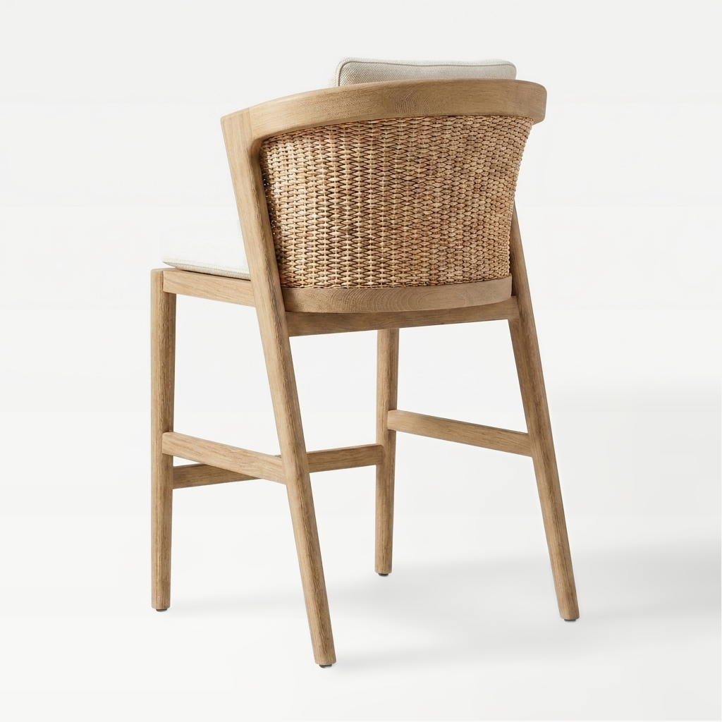 Natural Teak / Neutral Linen | back