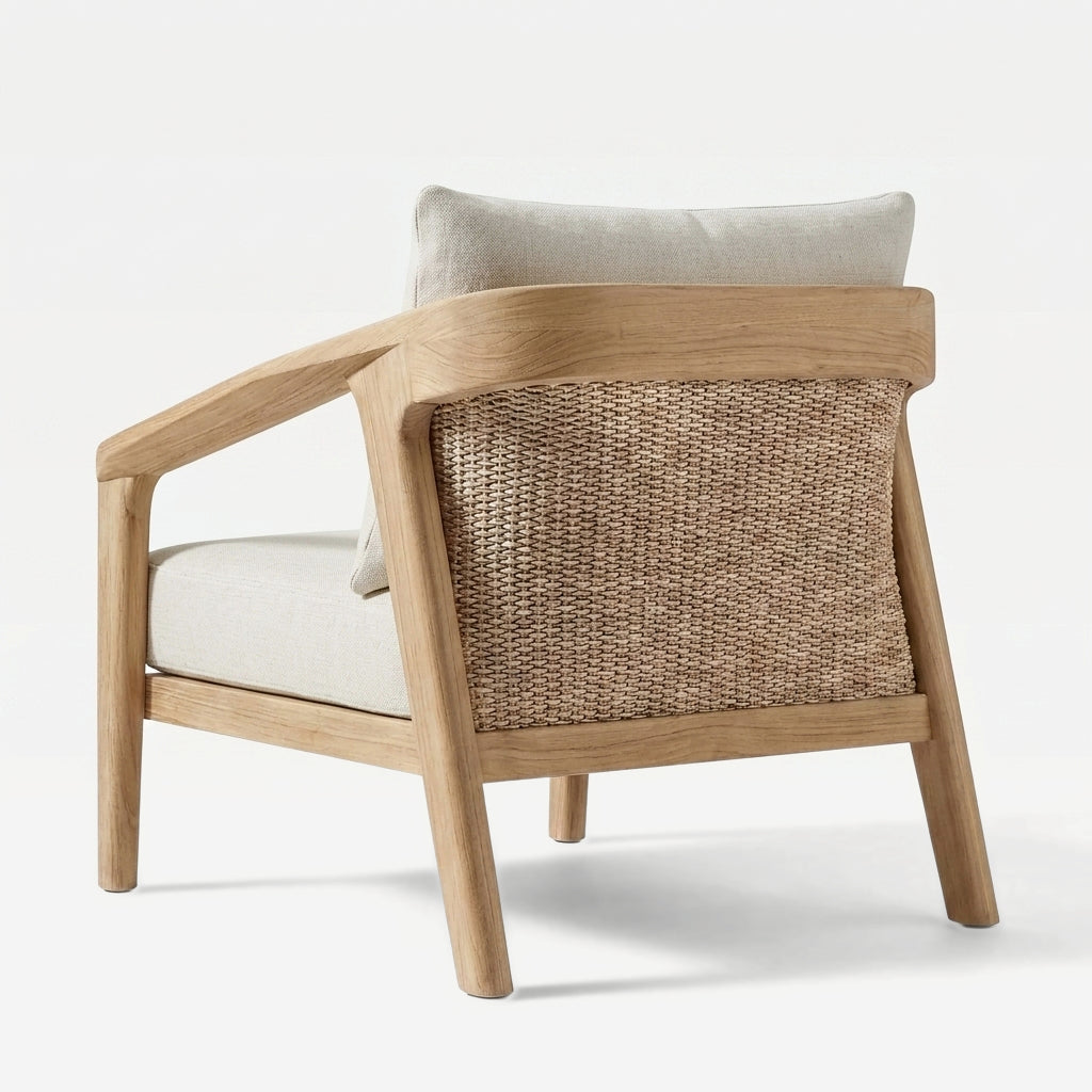 Natural Teak / Neutral Linen | back