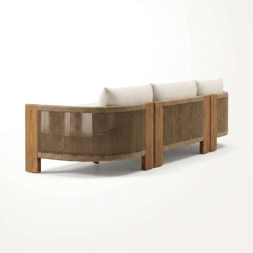 Altair Chaise Sofa — back view