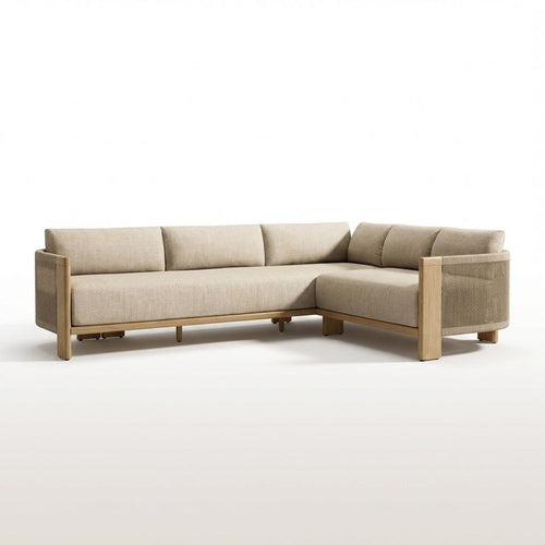 Altair L Shaped Sofa (Right Hand) Teak — hero view