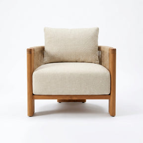 Altair Lounge Chair Teak — front view