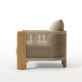 Altair Lounge Chair Teak — side view