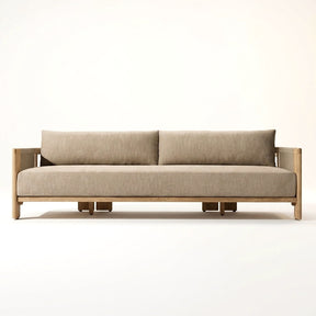 Altair Sofa Teak — front view