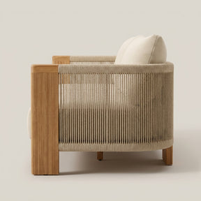 Altair Sofa Teak — side view