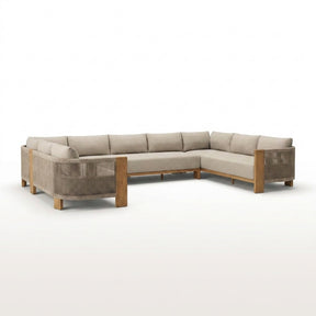 Altair U Shaped Sofa teak hero