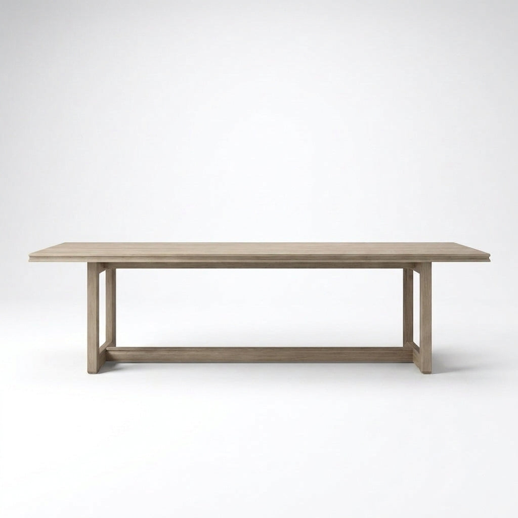 Arco Dining Table teak front