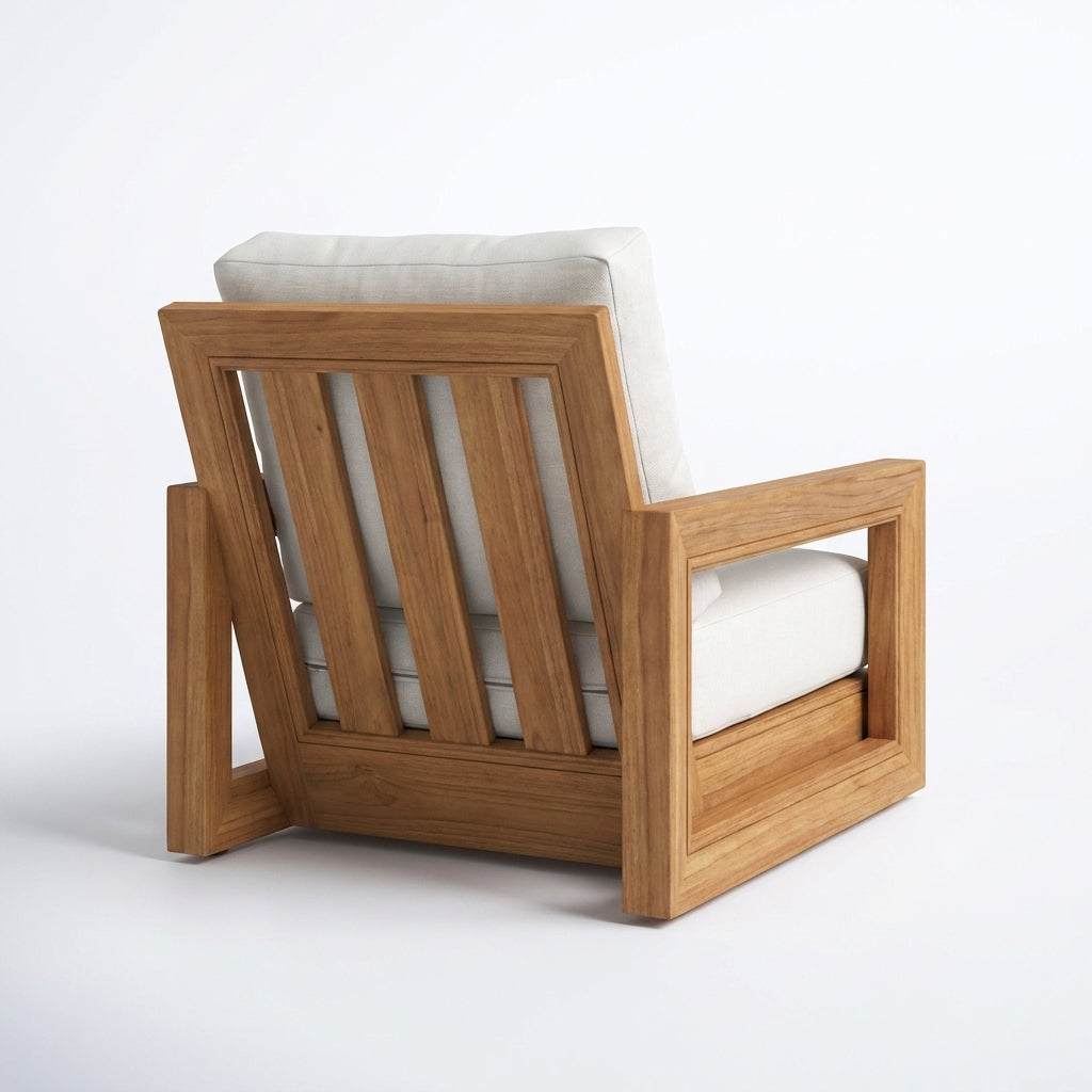 Arco Lounge Chair teak back