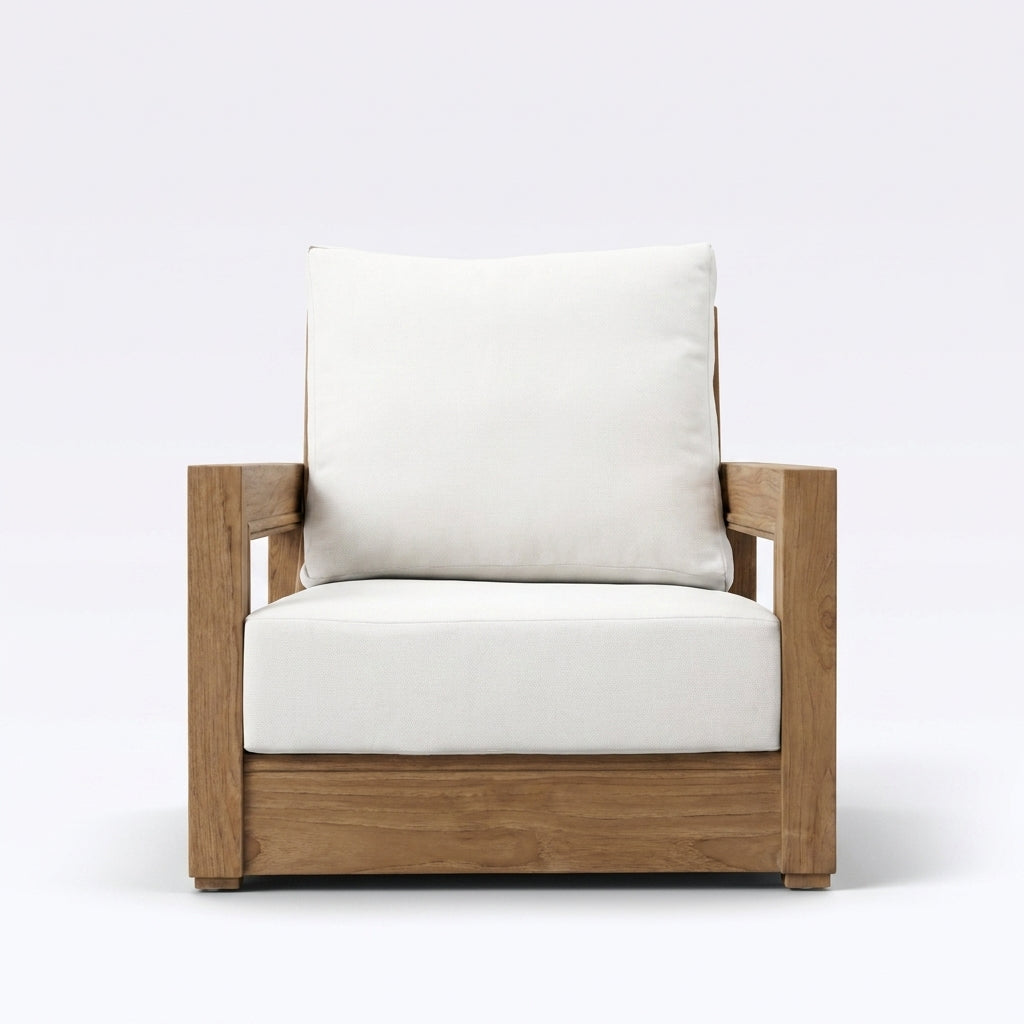 Arco Lounge Chair teak front