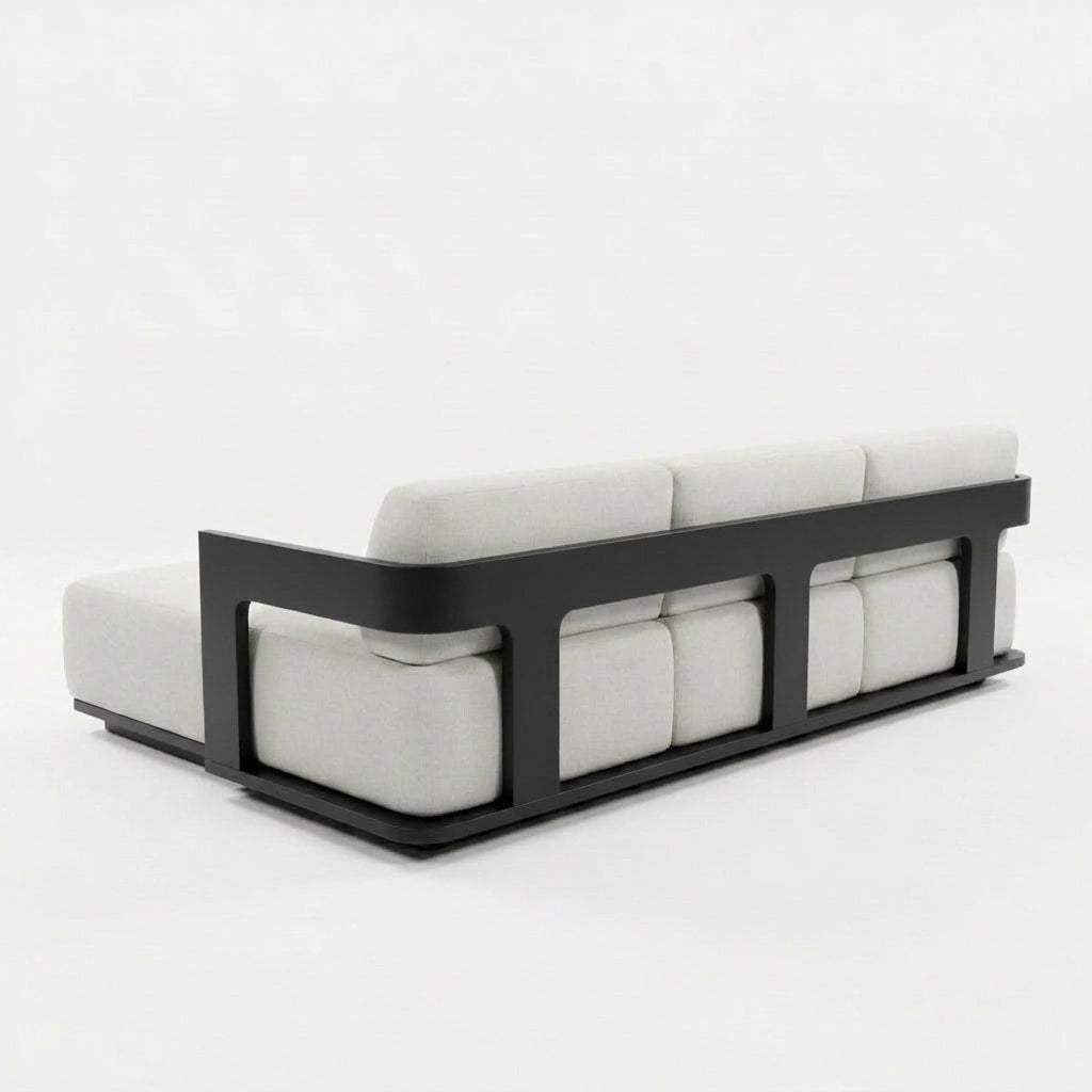 Aris Chaise Sofa Right Hand back